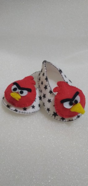 Sepatu bayi prewalker unisex Burung Angry bid handmade